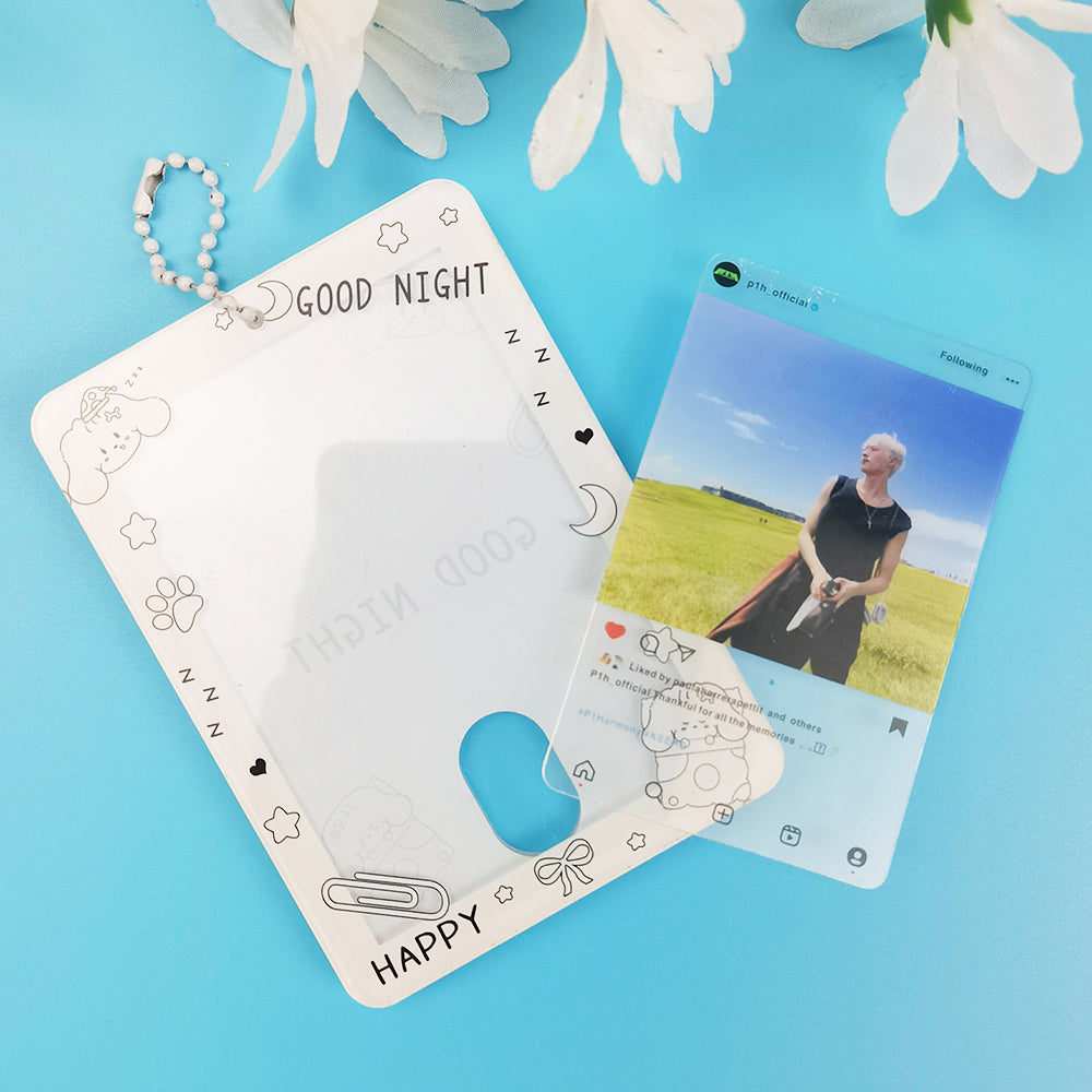 Custom Acrylic Photocard Holders Keychains